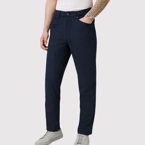 Lululemon Mens Pants Blue ABC Warpstreme Relaxed Straight Chino 5 Pocket 31x31